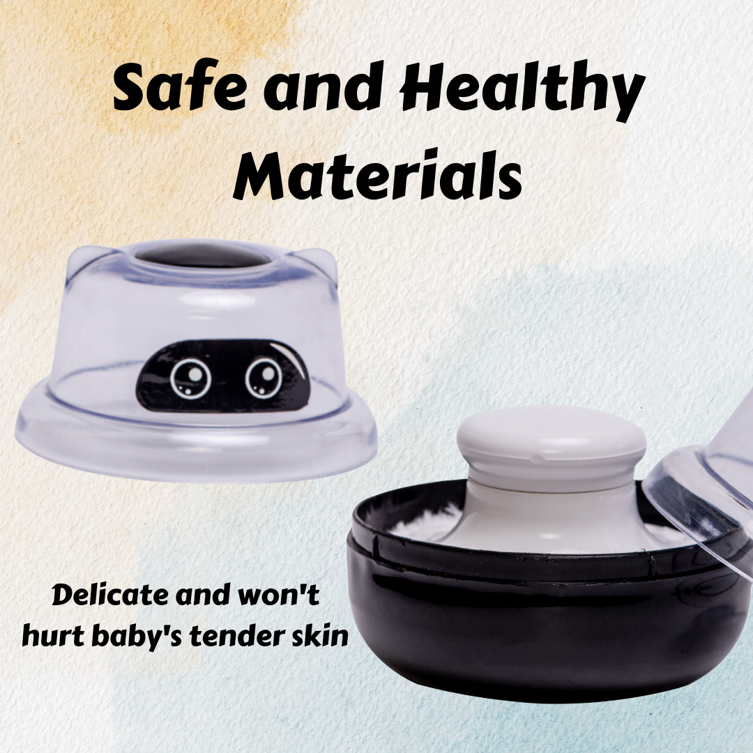 Adore Wow! The Character Powder Puff Set- Robo Black