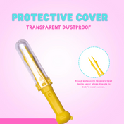 Adore Tweezio Baby 2 in 1 Nose & Navel Cleaning Tweezer - Yellow- Pack of 1