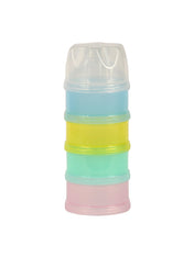 Adore Baby Milk Powder Container 4 Racks- Multicolor
