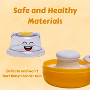 Adore Wow! The Character Powder Puff Set- Smiley Orange