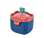 Adore 3D Teddy Junior Milk Powder Container with Leveler and Scoop 400 ml - Red