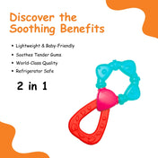 Adore Luscious 2 in 1 Water Teether- Flower Blue