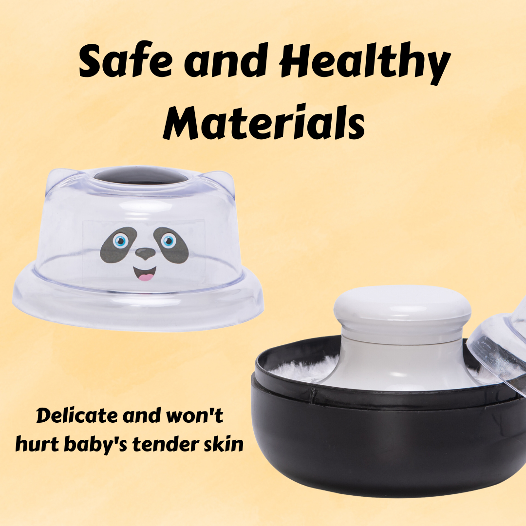 Adore Wow! The Character Powder Puff Set- Panda Black