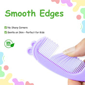 Adore Ted- The Teddy Design Brush and Comb set- Purple