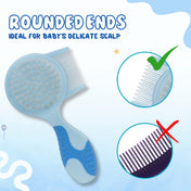 Adore Twinz Baby Brush & Comb Grooming Set - Blue