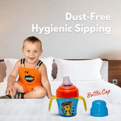 Adore Omega 2 Stage Spout & Straw Sipper with Twin Handle -150 ml - Surfer