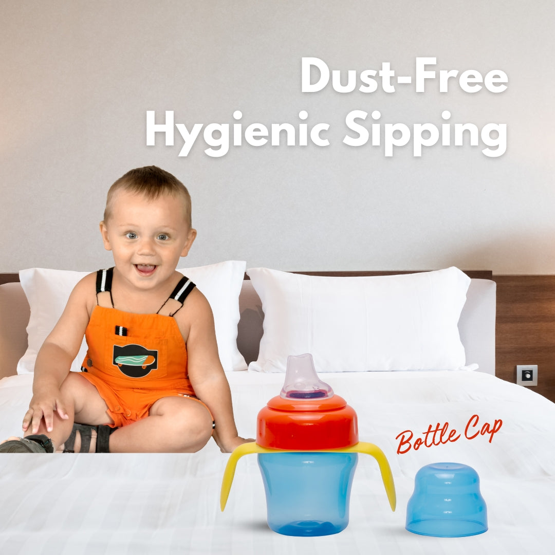 Adore Omega 2 Stage Spout & Straw Sipper with Twin Handle -150 ml