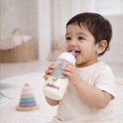Adore Advanced CONTANGO- The 4 Stage Ventilated Anti-Colic Stem Baby Feeding Bottle- 250ml- White