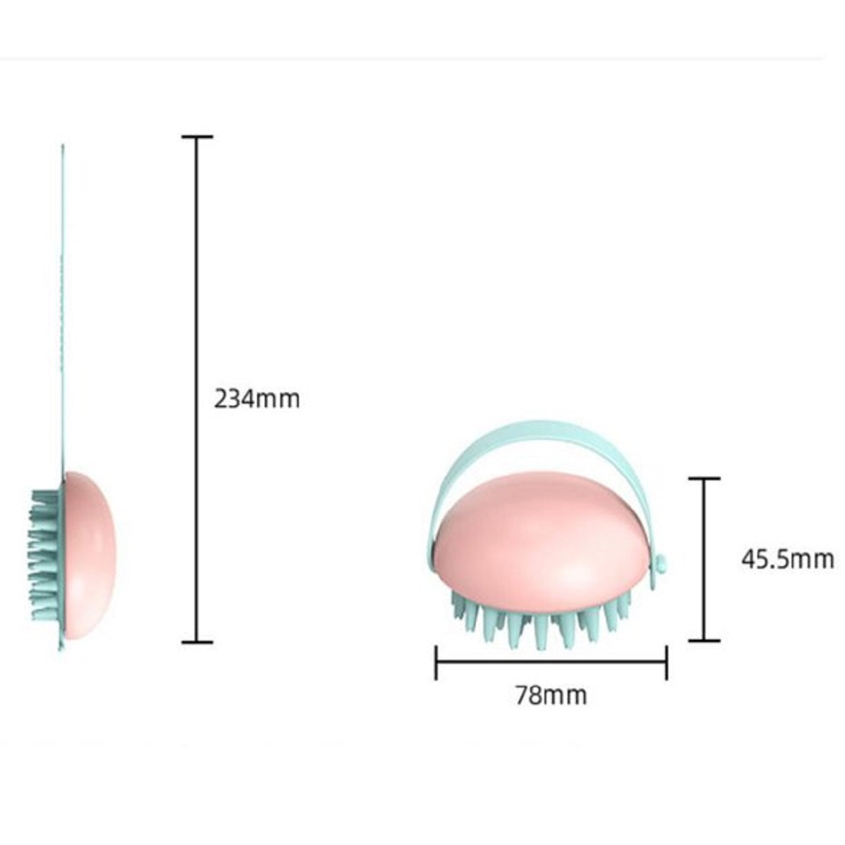 Adore Pet Massage Brush - Exfoliate - Massage - Smooth Massager - Pink