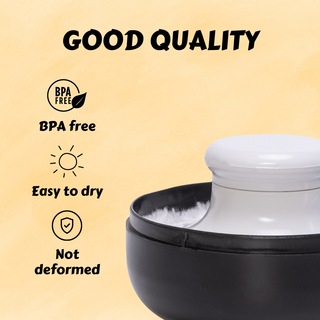 Adore Wow! The Character Powder Puff Set- Panda Black