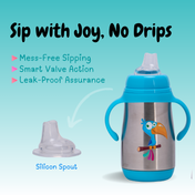 Adore Gypsy! 3Stage Stainless Steel Feeding Bottle With Gravity Ball - Blue