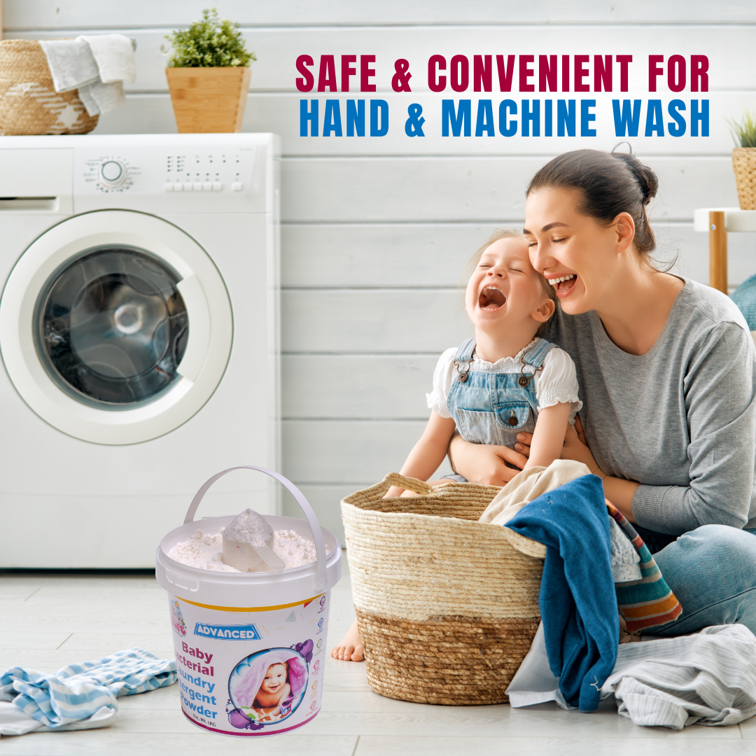 Adore Baby Antibacterial Laundry Detergent Powder - 1000 gm