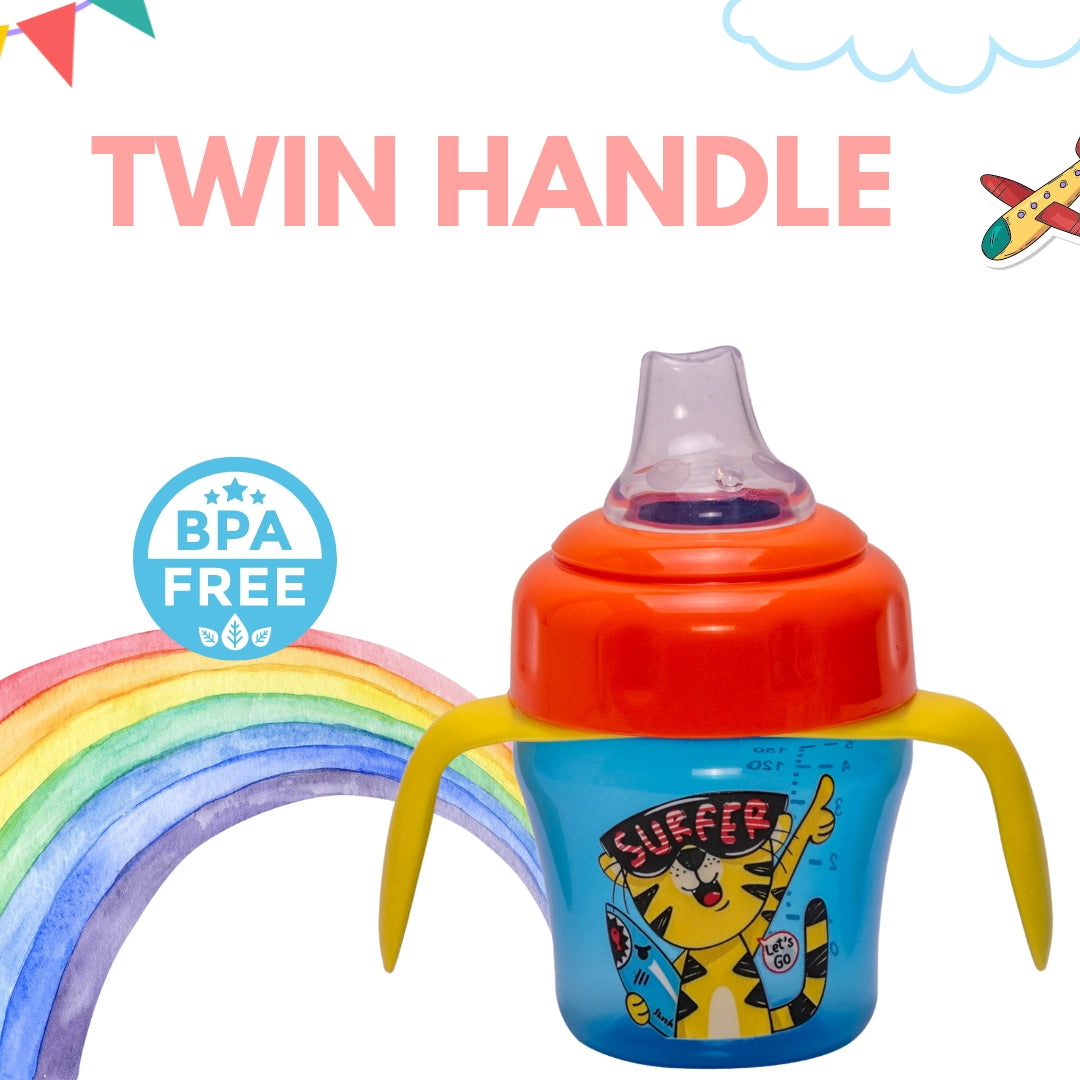 Adore Sigma Soft Spout Sipper with Twin Handle -150 ml - Surfer