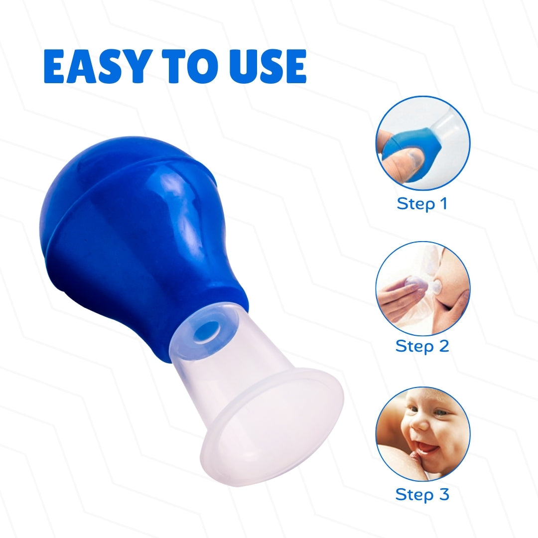 Adore Nipple Puller with Anti bacterial Storage Case-Blue