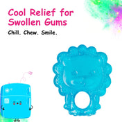 Adore Luscious Water Filled EVA Teethers- Blue Lion -2pack