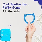 Adore Katty Silicon Teether- Pack of 2- Blue