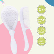 Adore Smarty Baby Hair Brush & Comb Set- Pink Giraffe