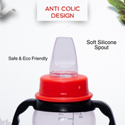 Adore Yeah! The Character Hood Narrow Neck Soft Spout Sipper 250ml - Penguin