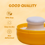 Adore Wow! The Character Powder Puff Set- Smiley Orange