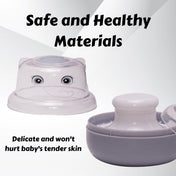 Adore Wow! The Character Powder Puff Set- Elephant Grey