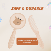 Adore Jungle Fun Baby Brush & Comb Set- Deer