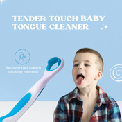 Adore Advanced Tender Touch Small Head Tongue Cleaner-Pack of 2- Blue
