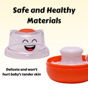 Adore Wow! The Character Powder Puff Set- Smiley Dark Orange