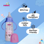 Adore England Narrow Neck Feeding Bottle-250ml - Pink