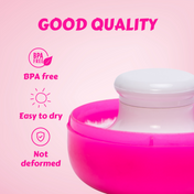 Adore Wow! The Character Powder Puff Set- Owl Pink