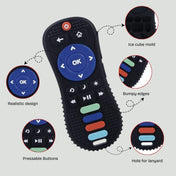Adore Tusk Pro Silicon Teether - Remote Theme- Black