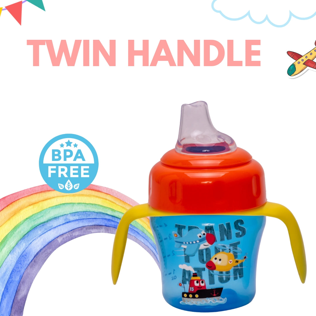 Adore Sigma Soft Spout Sipper with Twin Handle -150 ml - Transporter