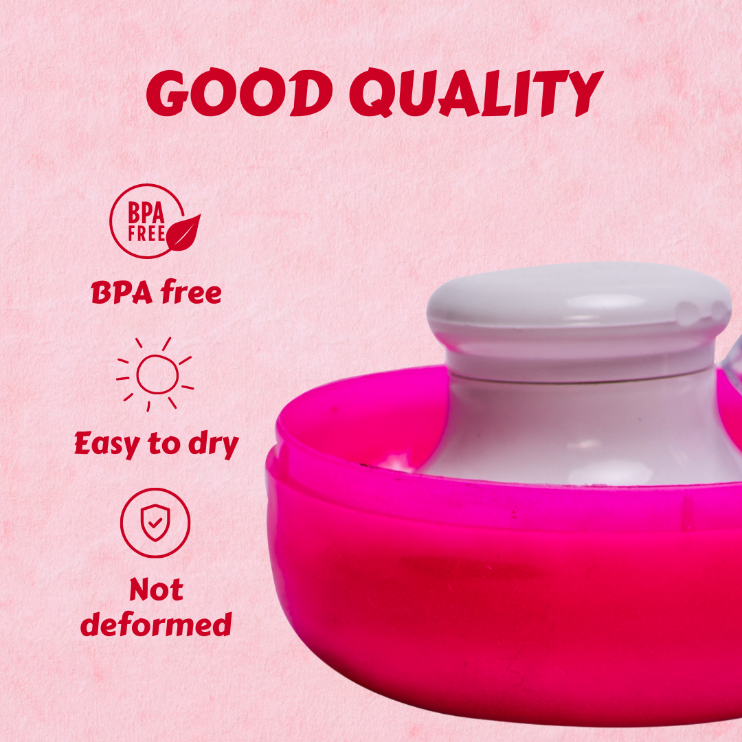 Adore Wow! The Character Powder Puff Set- Glitzy Pink