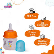 Adore England Narrow Neck Feeding Bottle 60ml - Blue