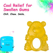 Adore Luscious Water Filled EVA Teethers- Yellow Bear -2pack