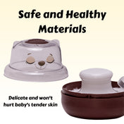 Adore Wow! The Character Powder Puff Set- Bear Brown