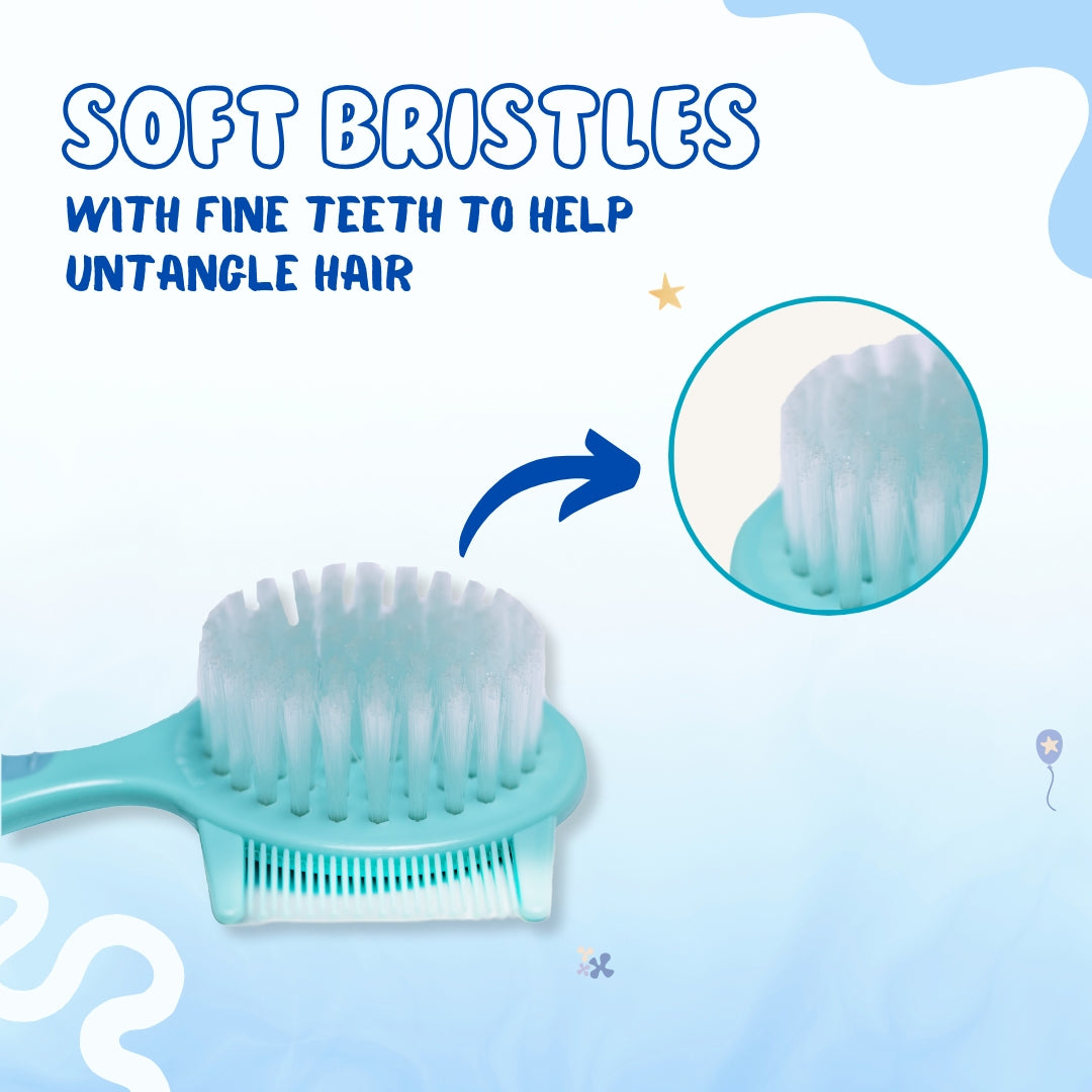 Adore Twinz Baby Brush & Comb Grooming Set - Green