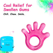 Adore Luscious Water Filled EVA Teethers- Hi5 Pink-2pack