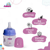 Adore England Narrow Neck Feeding Bottle 60ml - Pink