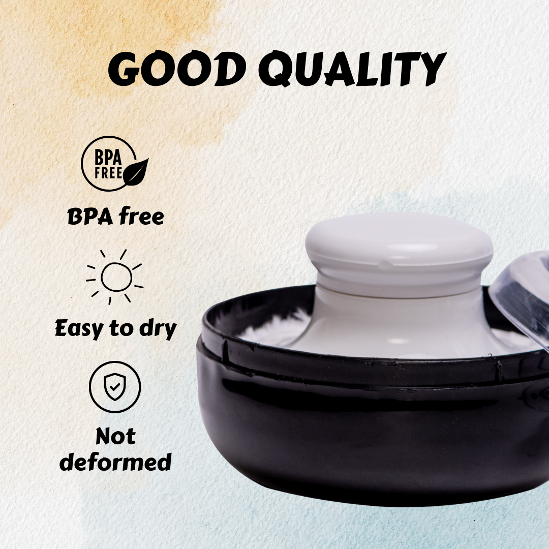 Adore Wow! The Character Powder Puff Set- Robo Black