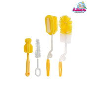 Adore Baby Bottle Cleaning Brush Kit Pack of 4 - Multicolor