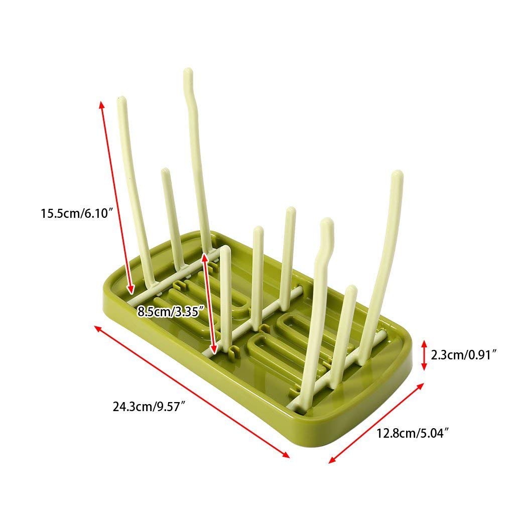 Adore Bottle Drying Rack - Green