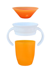 Adore Muse Trainer Cup the 360-Degree Spill-Proof Sippy Experience - Orange