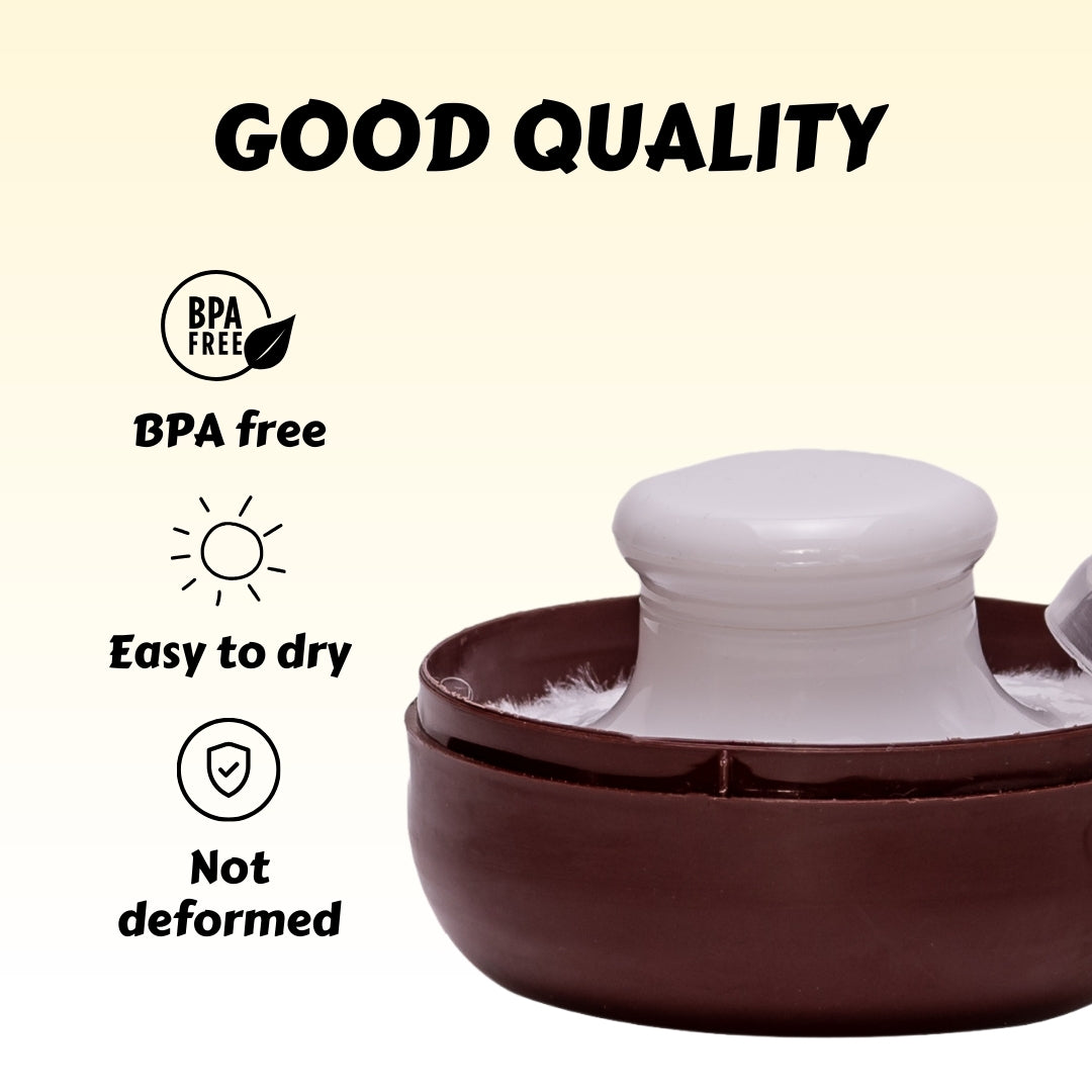 Adore Wow! The Character Powder Puff Set- Bear Brown