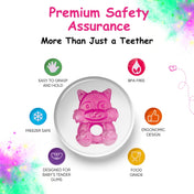 Adore Luscious Water Filled EVA Teethers- Pink Squirrel -2pack