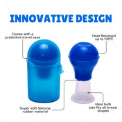 Adore Nipple Puller with Anti bacterial Storage Case-Blue