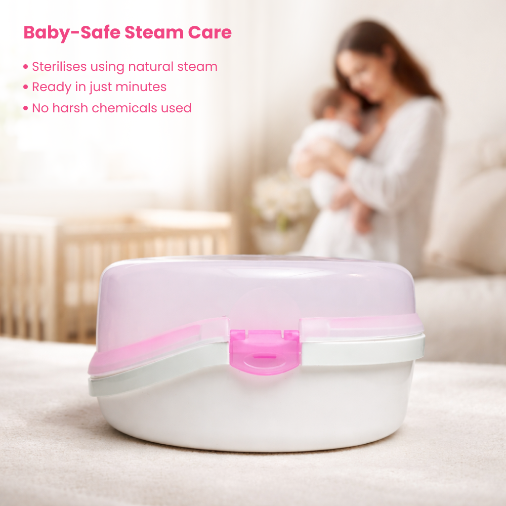 Adore Microwave Steam Sterilizer - Pink