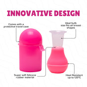 Adore Nipple Puller with Anti bacterial Storage Case- Pink