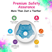 Adore Luscious Water Filled EVA Teethers- Blue Owl -2pack