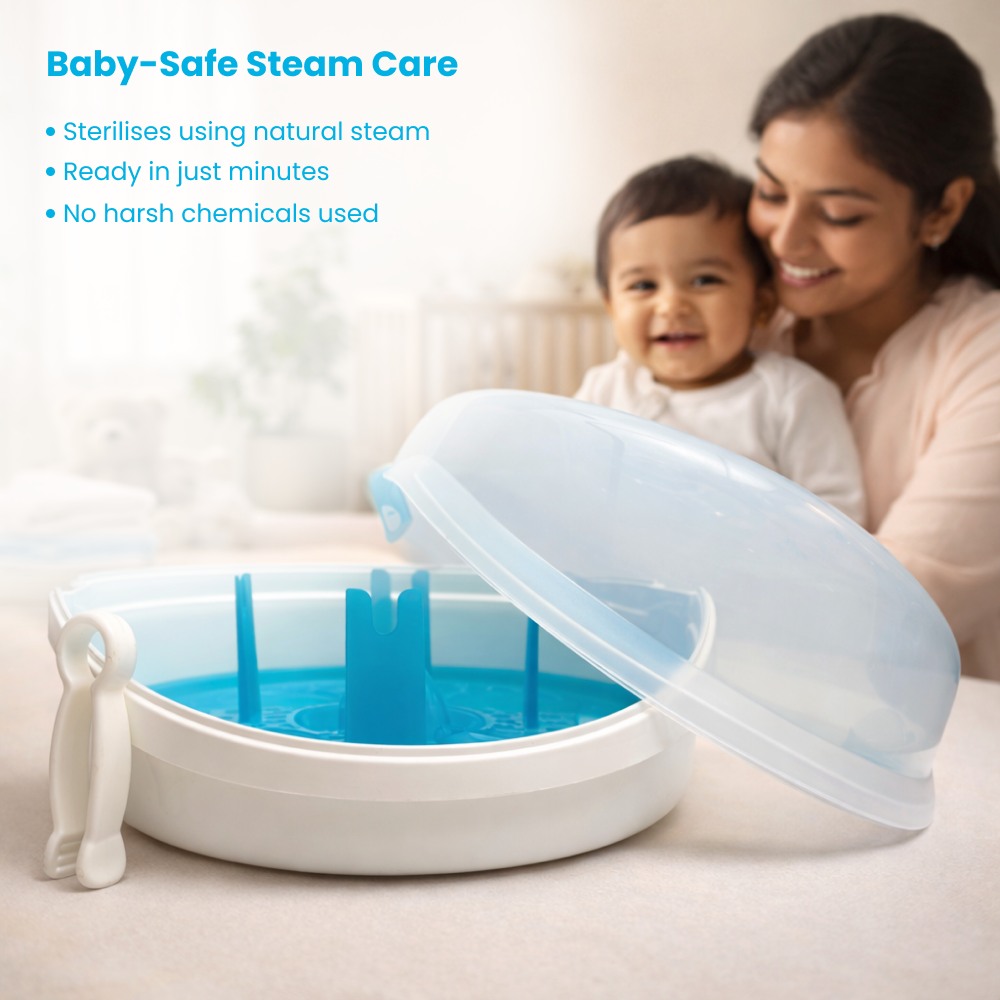 Adore Microwave Steam Sterilizer - Blue
