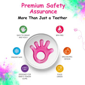 Adore Luscious Water Filled EVA Teethers- Hi5 Pink-2pack